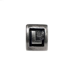 Retired Pandora Sterling Silver Alphabet Letter “L”. EUC
